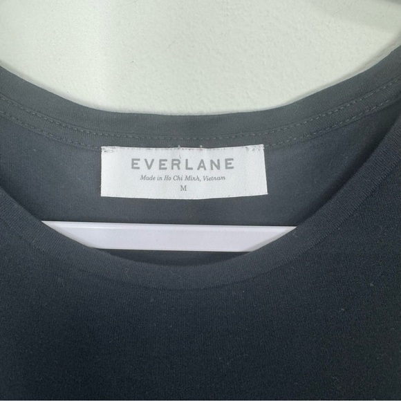 EVERLANE Sleeveless Muscle Tank Tee Dress Navy Blue Size M - Picture 6 of 10